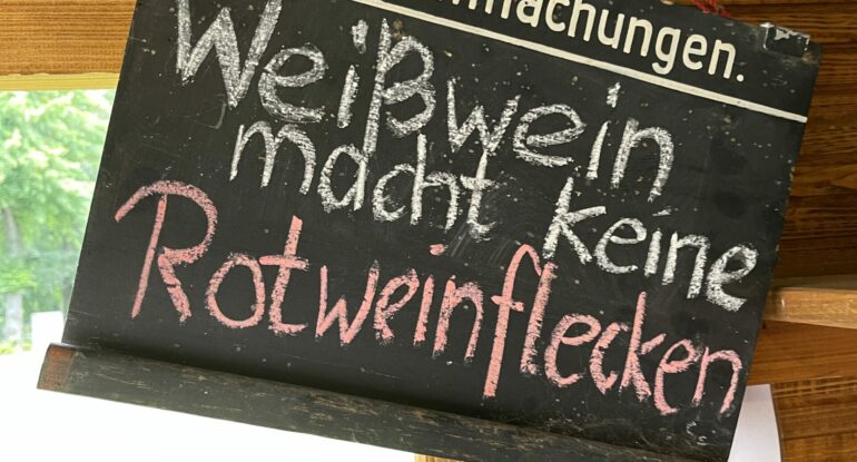 Weinbudenzauber an der Parkschänke