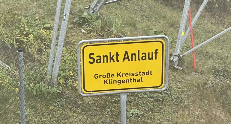 Schanzensprung … haben wir uns nicht getraut, aber…